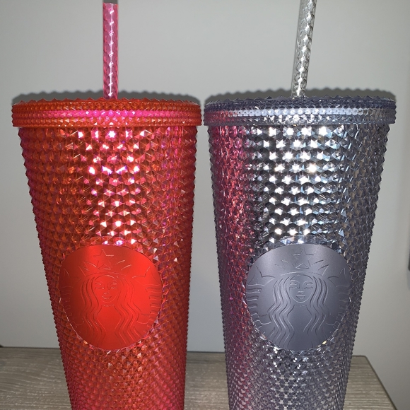 2019 Starbucks Winter Holiday Cups Pink & Platinum